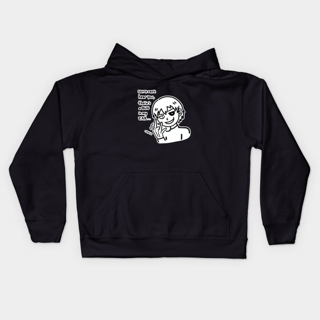 There is a bug in Kaneki ear Kids Hoodie by Pipopppa